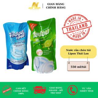 Nước rửa chén túi Lipon Thái Lan 550 ml