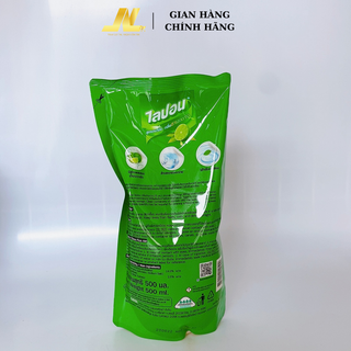 Nước rửa chén túi Lipon Thái Lan 550 ml