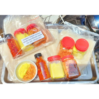 Combo 550gam bánh tráng phơi sương bơ hành phi tép sốt tắc