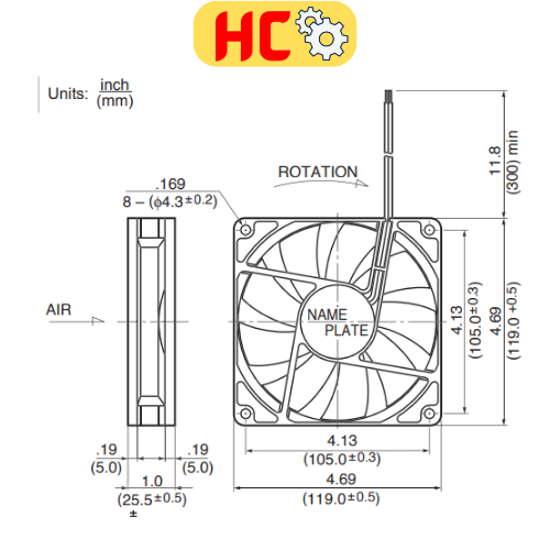 Quạt tản nhiệt 12cm, quạt thông gió 220v hàng tháo máy chất lượng cao giá rẻ