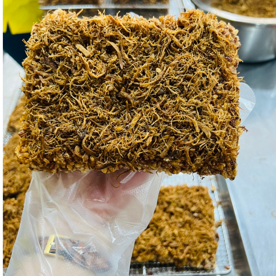 Cơm Cháy Gạo Lứt Chay Siêu ruốc Nấm - Thực phẩm Ăn kiêng Ăn chay Eatclean