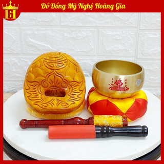 Chuông Đồng Mõ Huế Tụng Kinh Hàng Đẹp 4inch