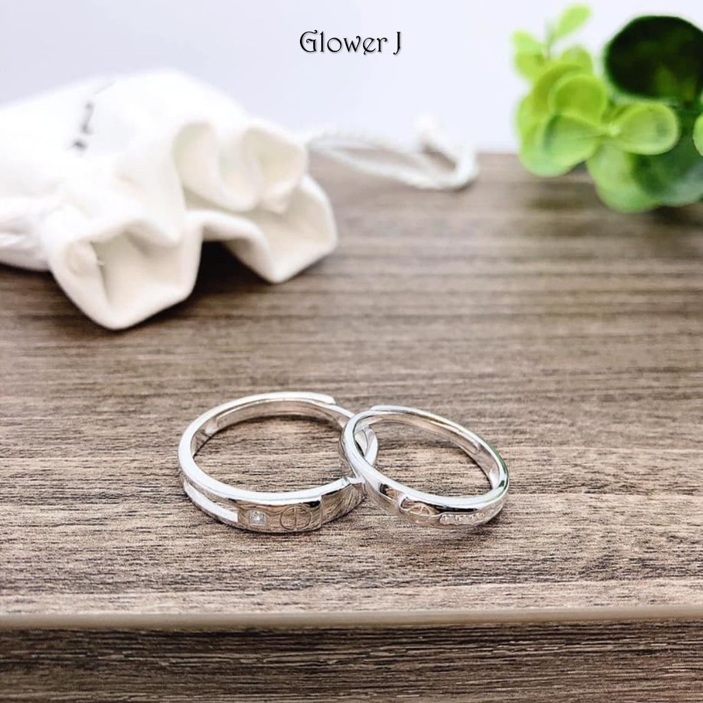 Nhẫn Bạc 925 đôi dành cho Couple đa dạng, thời trang, mẫu mới nhất - GLOWERJ ACCESSORIES