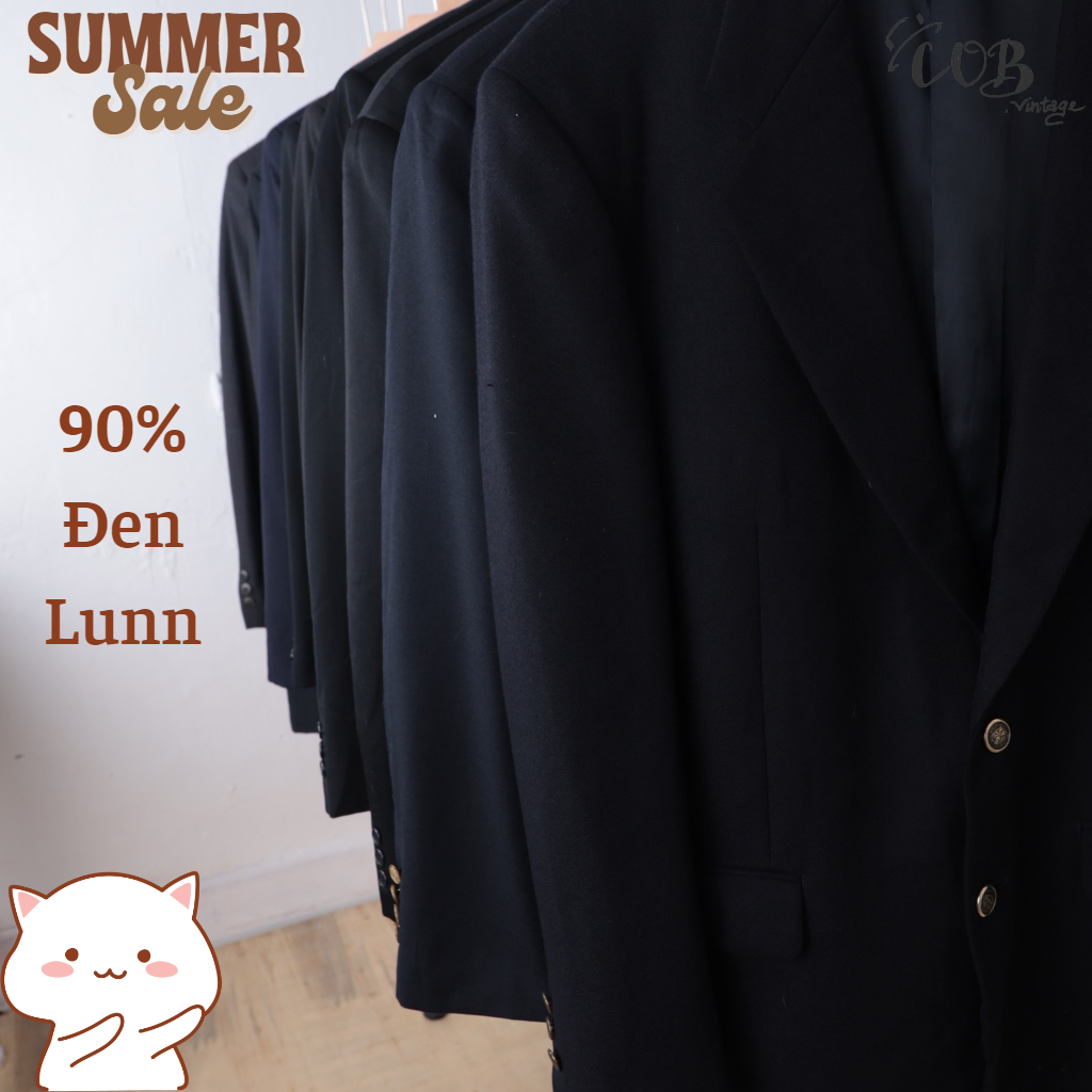 Áo Vest / Blazer Tối màu style,vintage, công sở Nhật,Hàn - secondhand  COB.vintage