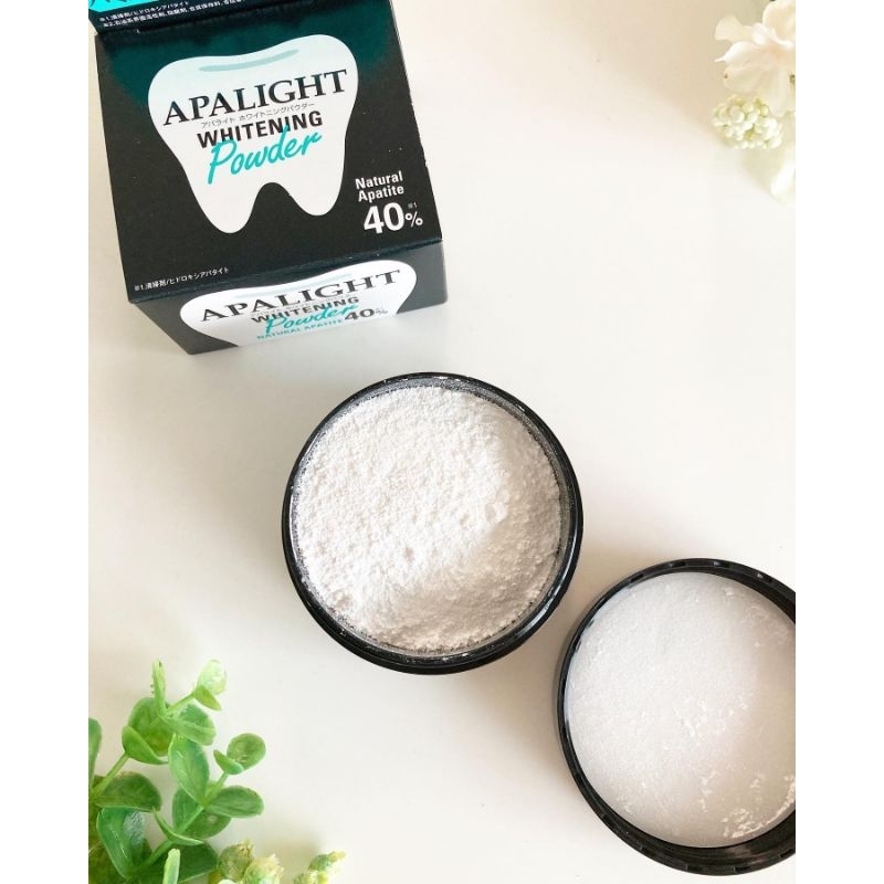 Bột làm trắng răng Apalight Nhật Bản 26g loại bỏ mảng bám vết ố ngừa hôi miệng và sâu răng