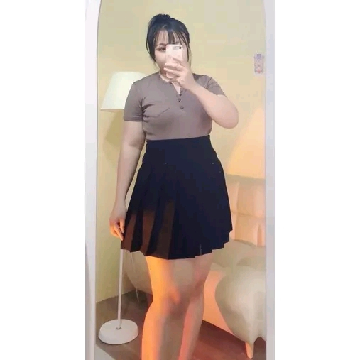 Chân Váy Tennis Xếp Ly BIG SIZE Lưng Cao Dáng A Có Lót Trong Co Dãn, Váy Ngắn Nữ Bassic Xếp Li Dày Dặn Form Đẹp