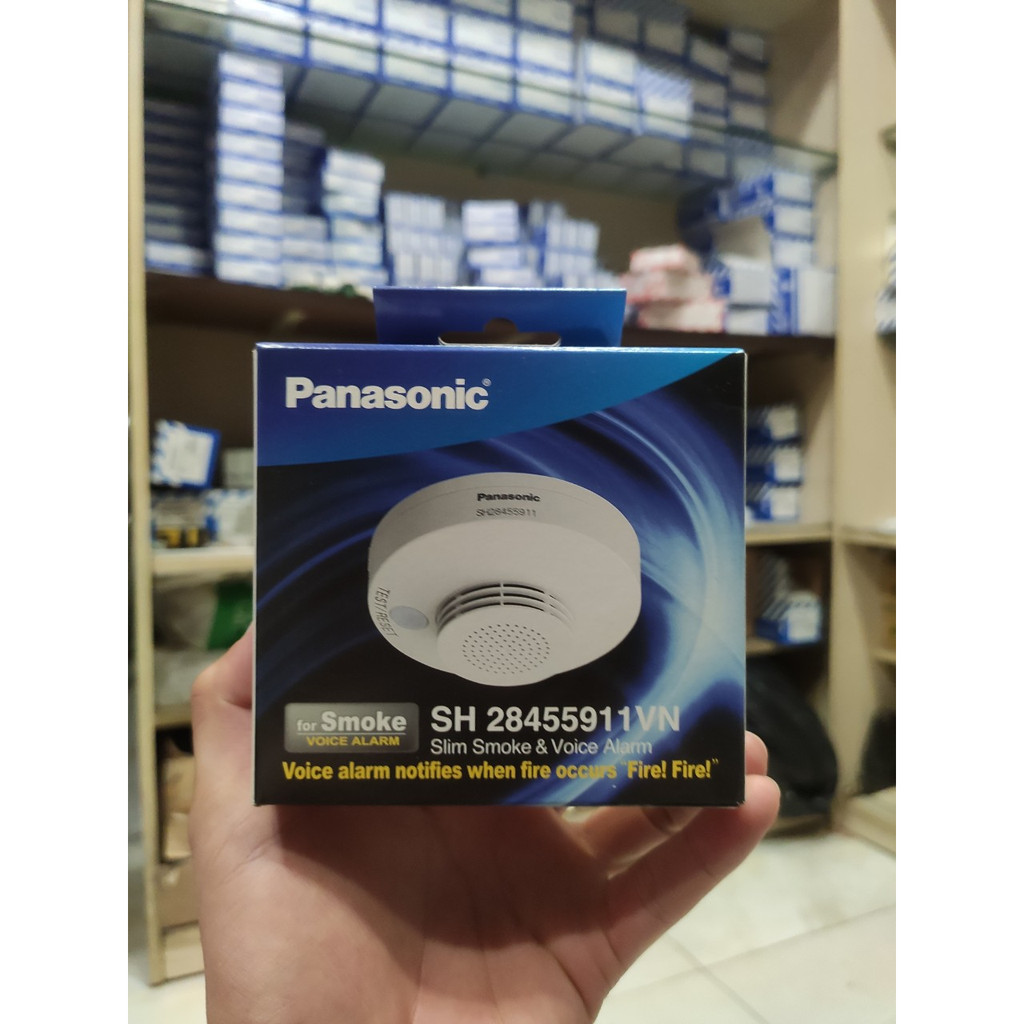 Đầu Báo Cháy, Báo Khói Chính Hãng Panasonic/ Dử Dụng Pin