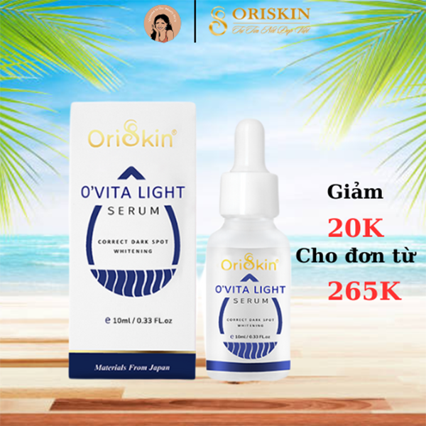 Serum Oriskin O’vita Light Mờ Thâm Trắng Da Kiềm Dầu Se Khít Lỗ Chân 30ml 20ml 10ml