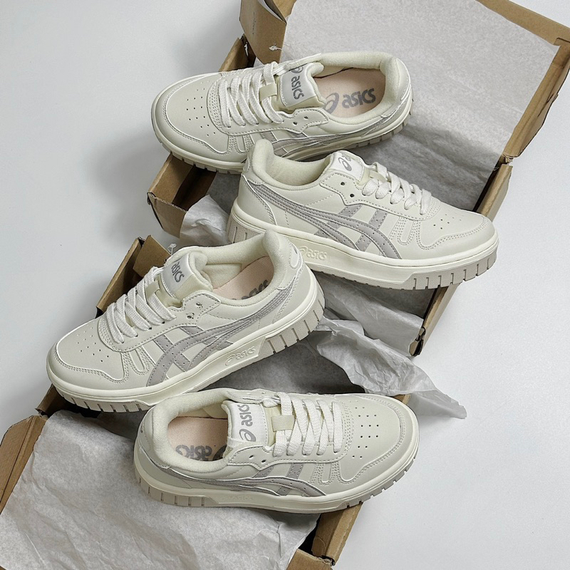 JDK STORE_Giày Sneaker Asics Court Mz Màu Be Kem