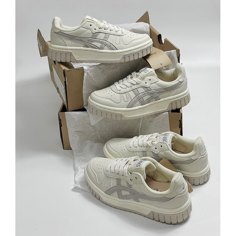 JDK STORE_Giày Sneaker Asics Court Mz Màu Be Kem