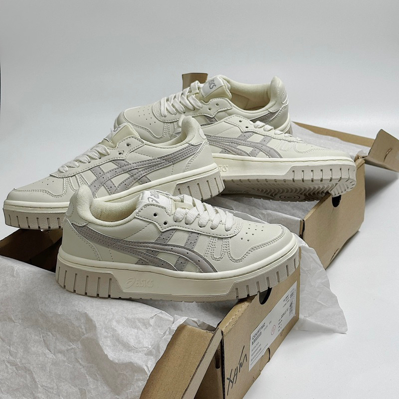 JDK STORE_Giày Sneaker Asics Court Mz Màu Be Kem