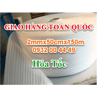 Cuộn Mút Xốp Foam Dày 2mm Cao 50cm Dài 150m Xốp Gói Hàng