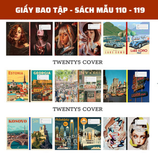 GIẤY BAO TẬP - SGK MẪU 110 - 119 [ MIỄN PHÍ IN NHÃN BASIC TRÊN GIẤY BAO - HỎA TỐC ]