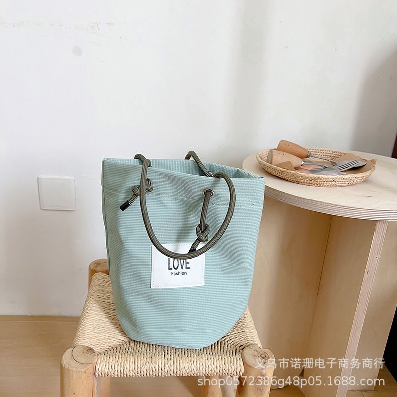 Phụ kiện túi vải có dây quai điều chỉnh cho bé