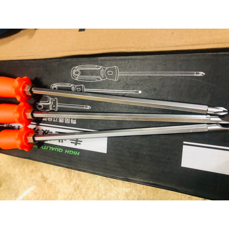 Xả thanh lí tô vít hai đầu 6*200mm có nam châm loại tốt