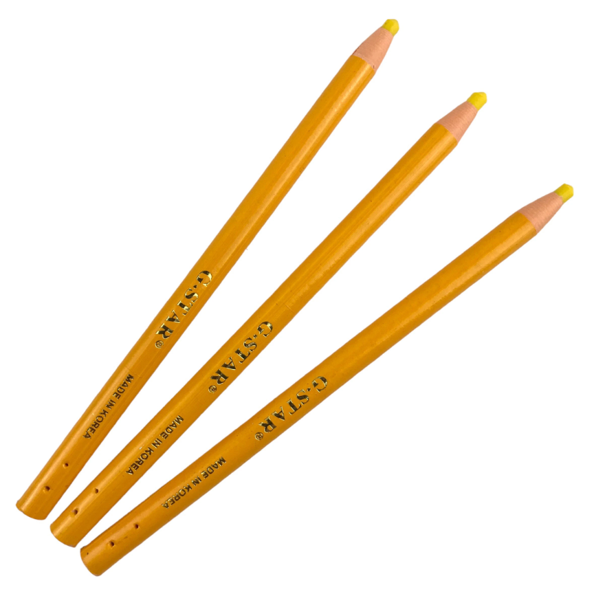 Hộp 12 cây bút  viết sáp màu xé G-star No.7600 / 7600 viết trên nhiều vật liệu (Sản xuất tại Hàn Quốc)
