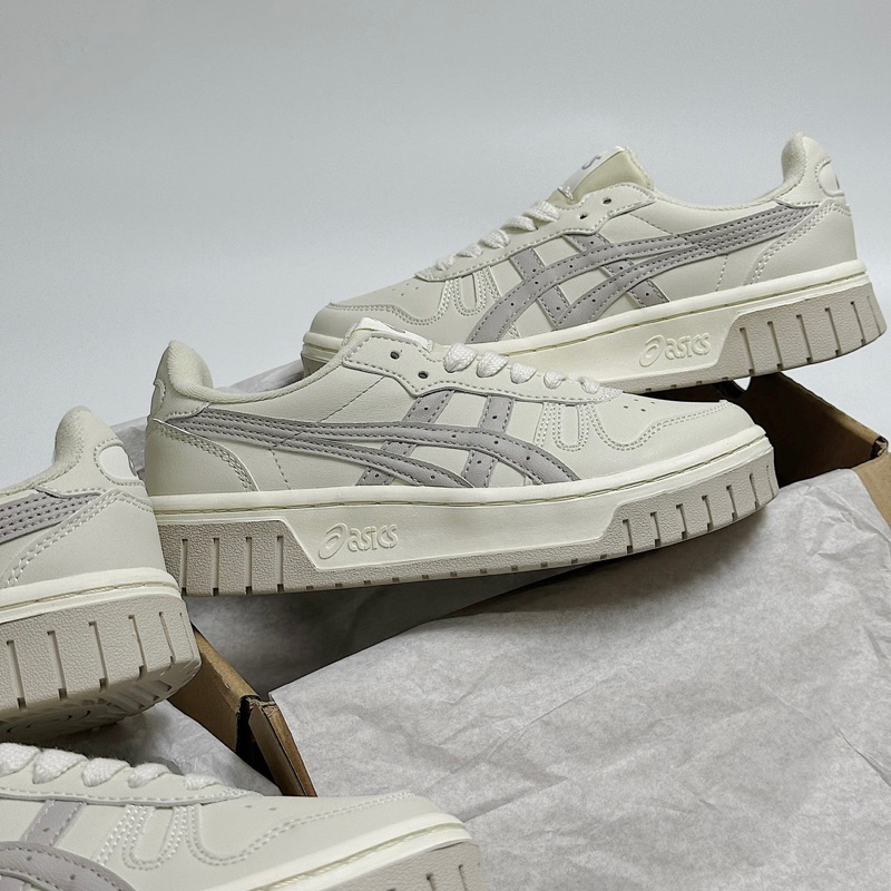 JDK STORE_Giày Sneaker Asics Court Mz Màu Be Kem