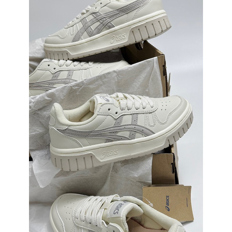 JDK STORE_Giày Sneaker Asics Court Mz Màu Be Kem