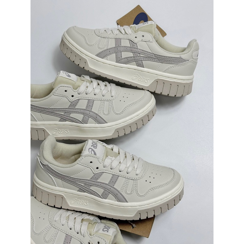 JDK STORE_Giày Sneaker Asics Court Mz Màu Be Kem