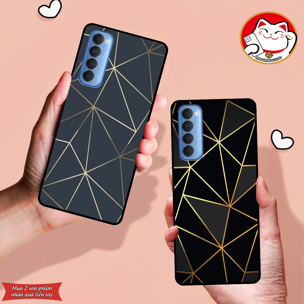 Ốp Oppo Reno4 / Reno4 Pro / Reno 4 in họa tiết basic, rồng vàng, tâm an đẹp