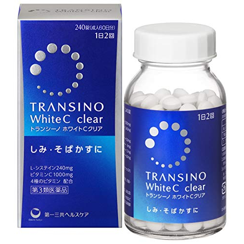 Viên uống trắng da giảm nám tàn nhang, đốm nâu Transino White C Clear–whitening Nhật bản | BigBuy360 - bigbuy360.vn