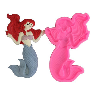 Khuôn silicon 4D hình nàng tiên cá 🧜🏻‍♀️