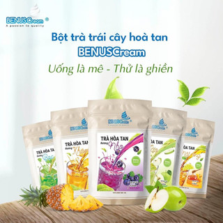 Bột Trà Hòa Tan BENUSCream các vị 100g (Tách từ gói 1kg)