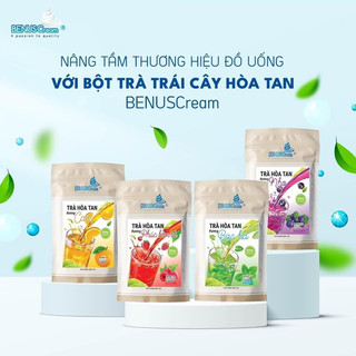 Bột Trà Hòa Tan BENUSCream các vị 100g (Tách từ gói 1kg)