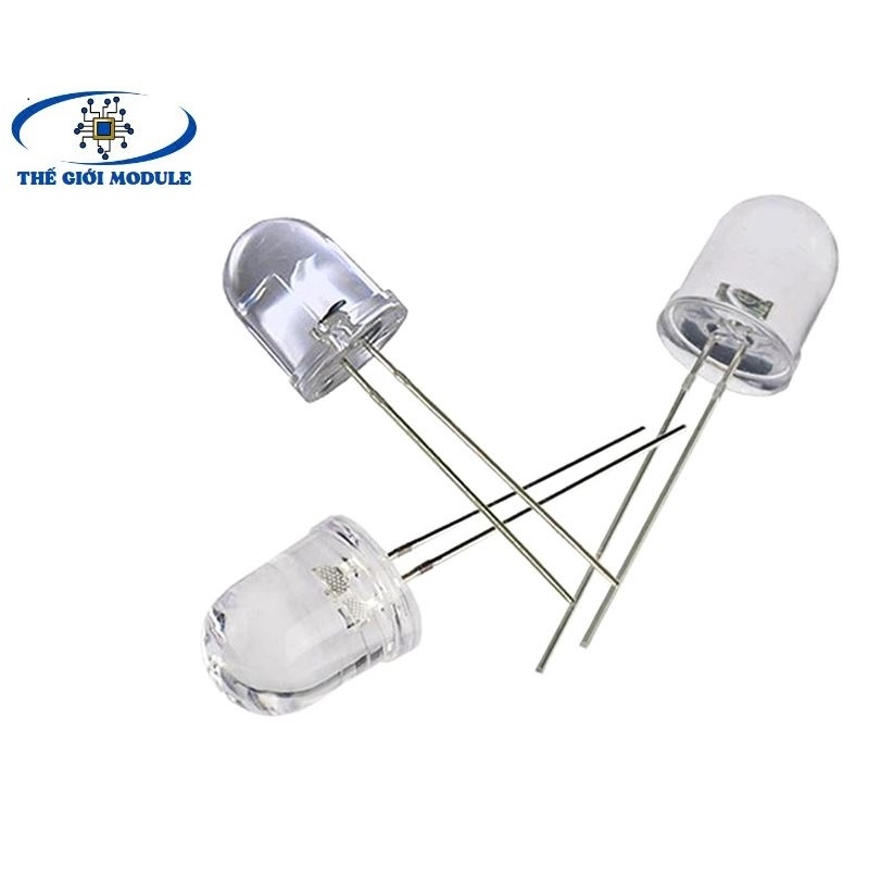 Led siêu sáng 10MM (Màu trắng, đỏ, xanh lá, vàng)