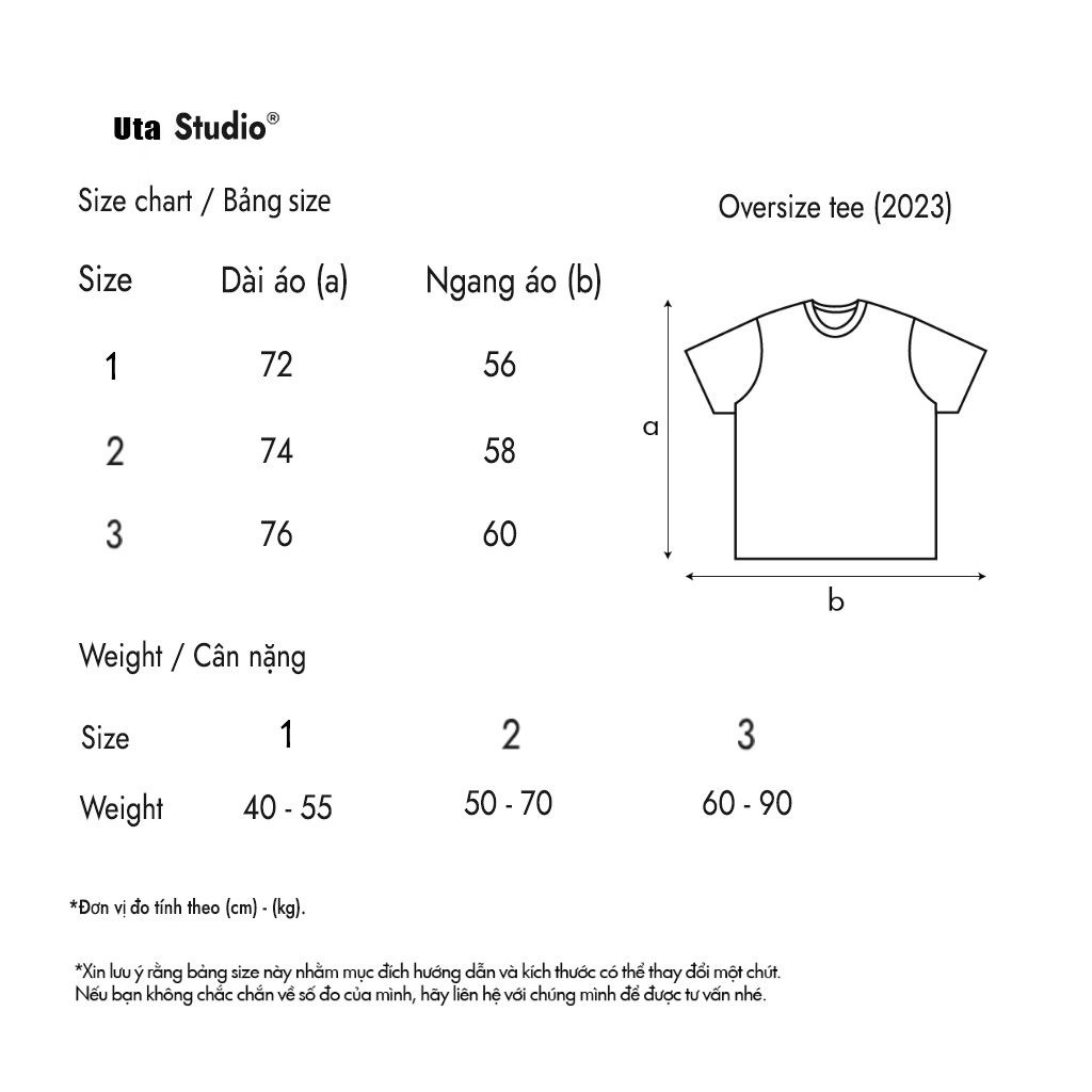 Áo Thun Măt Trời Mini Size / Local Brand UTA