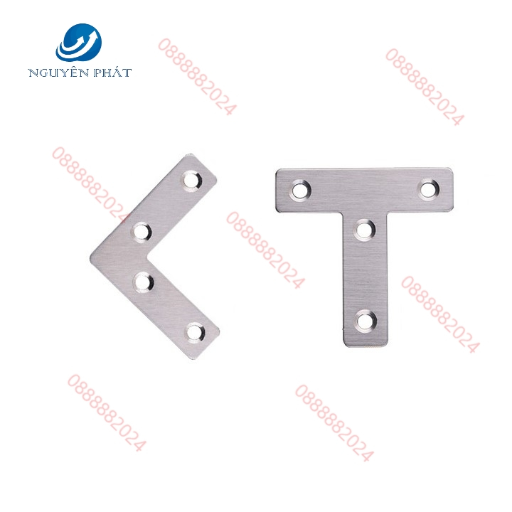 KE GÓC INOX CHỮ L, KE VUÔNG GÓC, KE GÓC VUÔNG INOX CHỮ T - 60MM