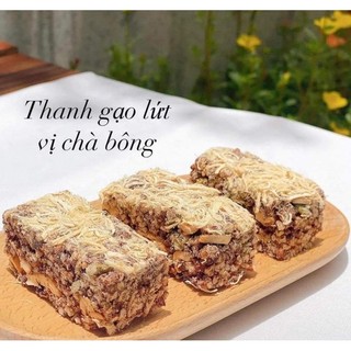 Thanh cơm sấy gạo lứt siêu hạt chà bông túi 500g