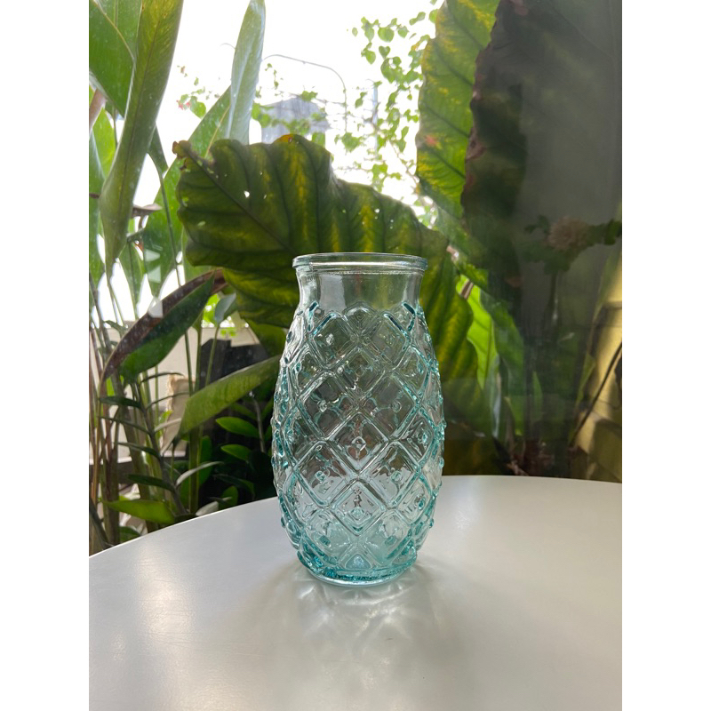 Ly thủy tinh tái chế VSM hình trái thơm 700ml