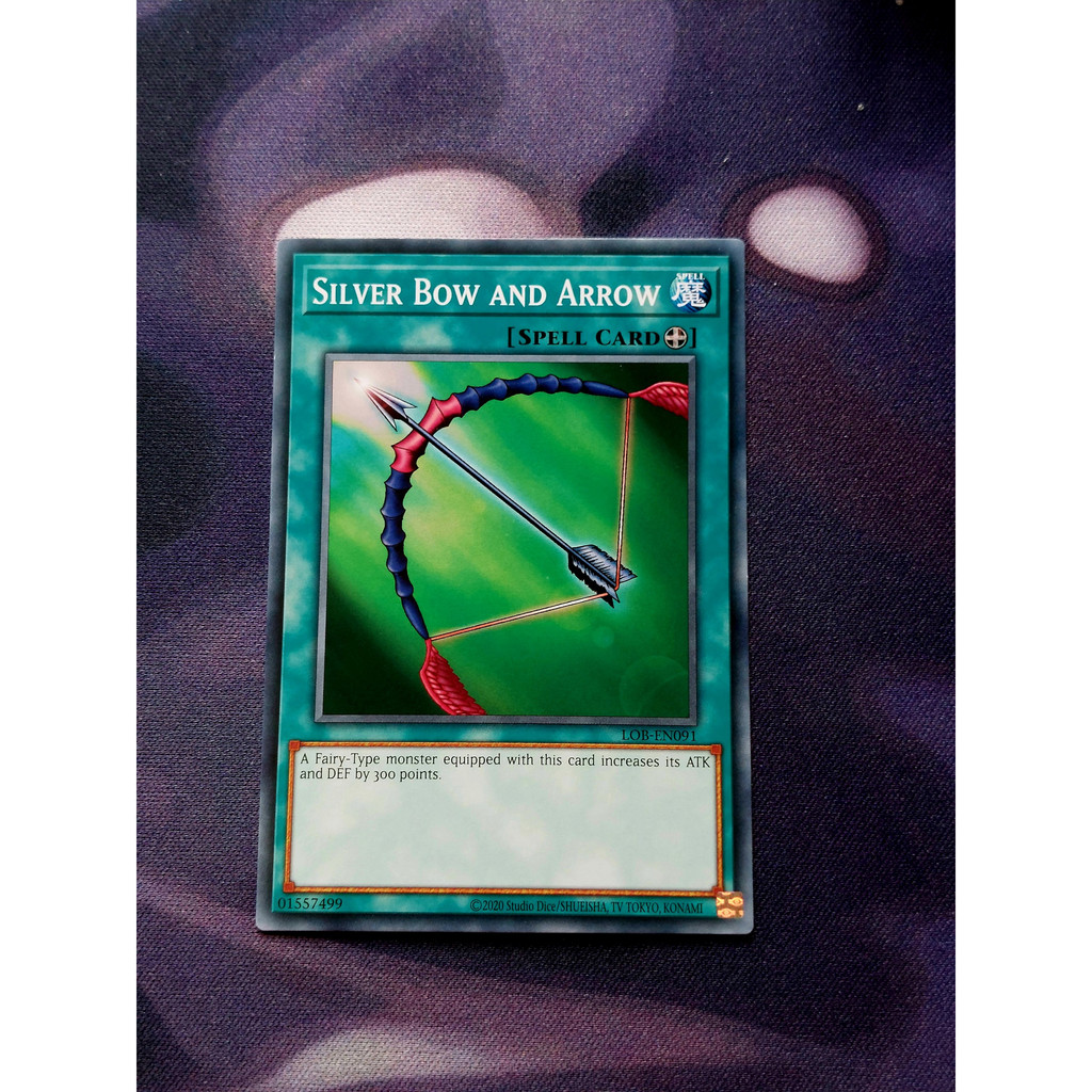[ Đỗ Lạc Shop ] Thẻ Bài Yugioh Spell Silver Bow and Arrow - LOB-EN091 - Common
