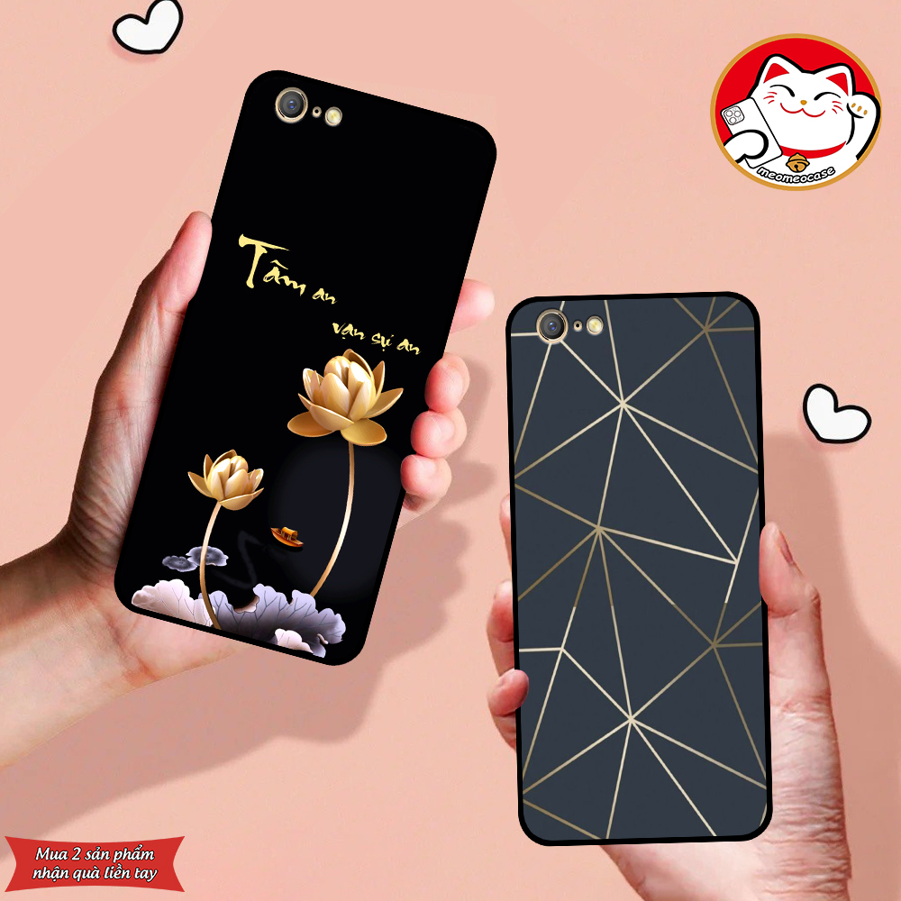 Ốp Oppo A39 / A57 / A71 / F3 Lite in họa tiết basic, rồng vàng, tâm an đẹp
