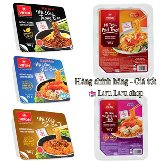 Mì trộn khay tương đen/ bò xào sate/ Hải sản/ pad Thái Vifon