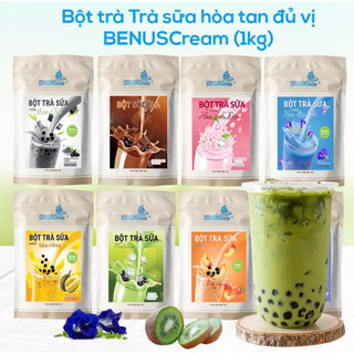 Bột Trà Sữa BENUSCream 100g (Tách từ túi nguyên 1kg)