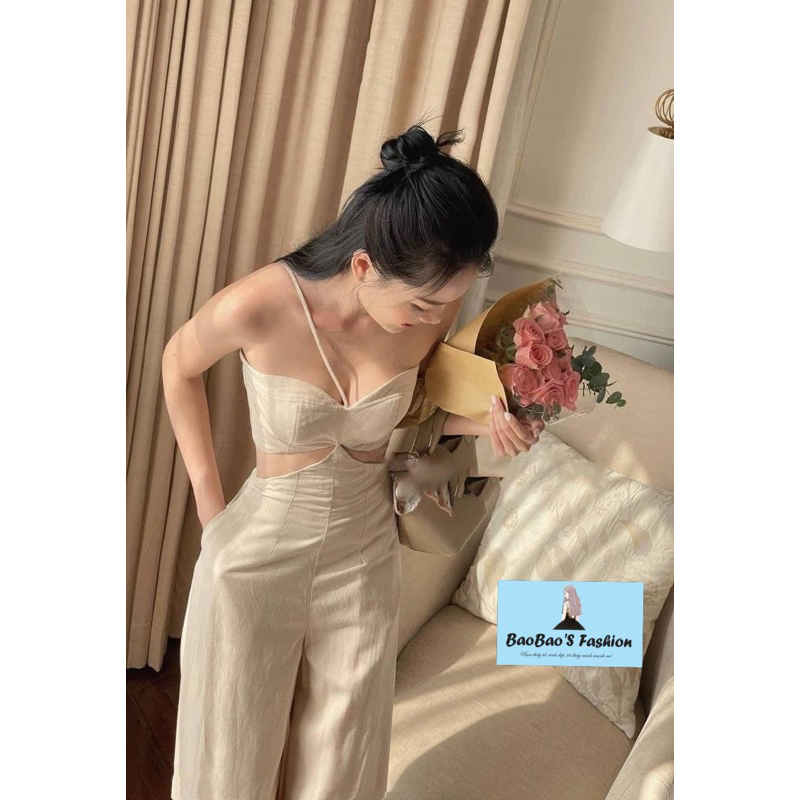 Jump be trễ vai cúp ngực siêu hot