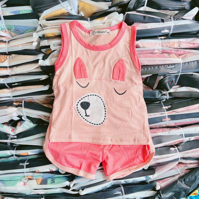 Set bộ ba lỗ thun lạnh cho bé 5-18kg