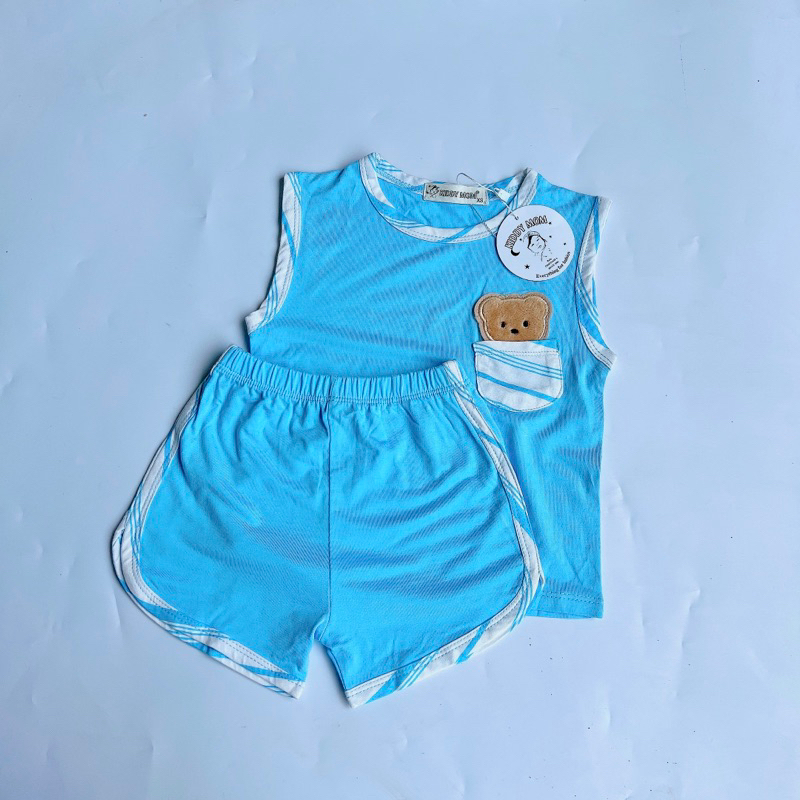 Set bộ sát nách thun lạnh cho bé 5-18kg