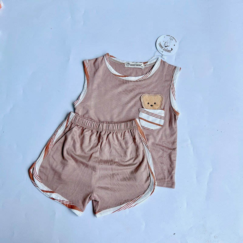 Set bộ sát nách thun lạnh cho bé 5-18kg