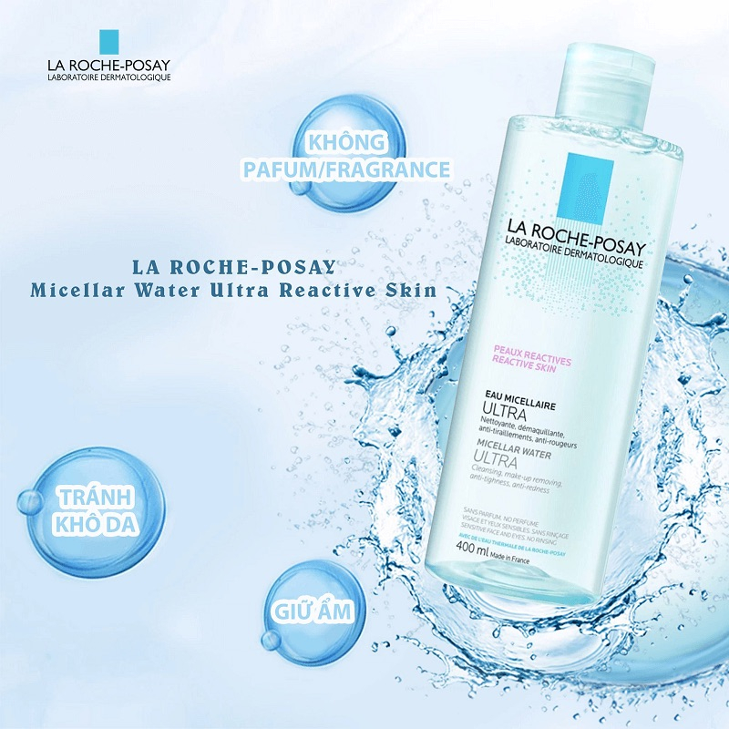 Nước Tẩy Trang Làm Sạch Sâu La Roche-Posay Dành Cho Da Dầu, Nhạy Cảm