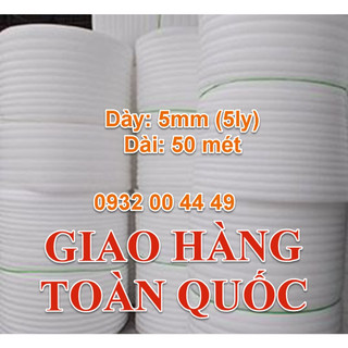 Cuộn Xốp Mút Pe Foam Dày 3mm, Cao 105cm, Dài 100m Đủ Xốp Gói Hàng