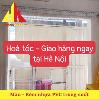 [HỎA TỐC tại Hà Nội] Rèm nhựa ngăn lạnh điều hòa_Rèm nhựa PVC trong suốt đầy đủ phụ kiện_Màn nhựa PVC ngăn lạnh giá rẻ