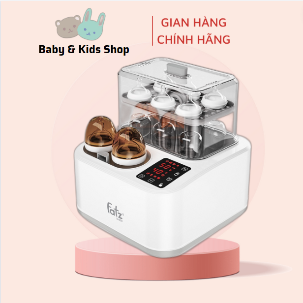 Máy Tiệt Trùng Sấy Khô Nấu Cháo Thông Minh Tích Hợp Hâm Sữa FATZ BABY Captain 2, 220-240V AC, 50/60Hz, 500W FB4315SL