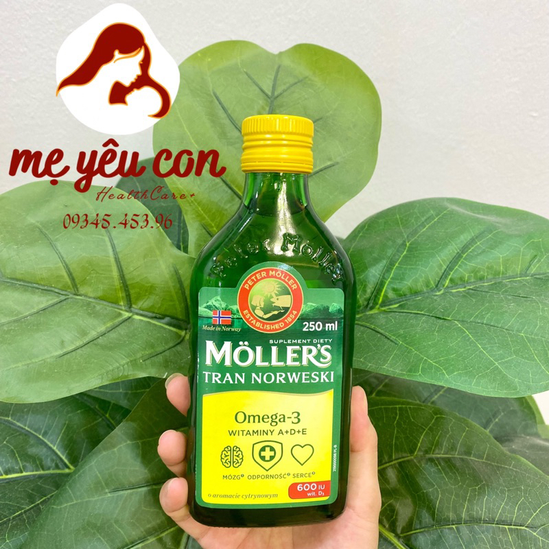 Dầu gan cá tuyết Omega 3 DHA Moller's