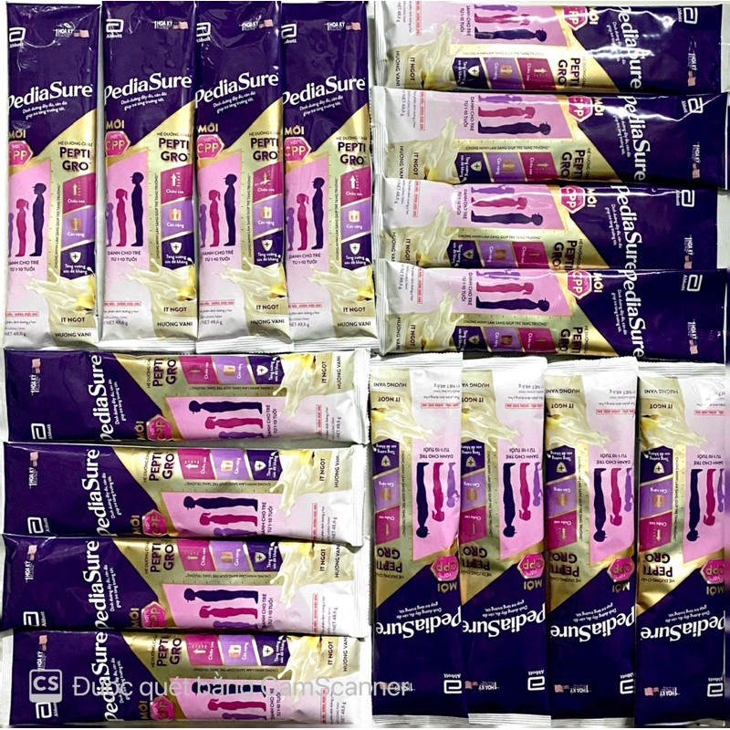 Combo 50 Gói Sữa Pediasure  Mẫu Mới