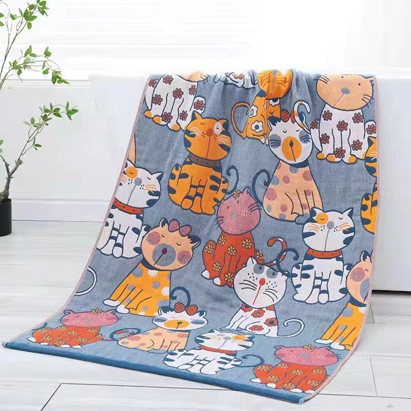 Khăn tắm có mũ cho bé khăn choàng tắm cotton khăn tắm xô đồ dùng cho bé