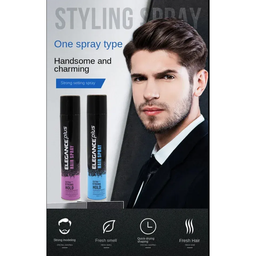 Gôm xịt tóc Etra Strong Hol 420ml tạo kiểu giữ nếp nam nữ chính hãng giá rẻ MN54