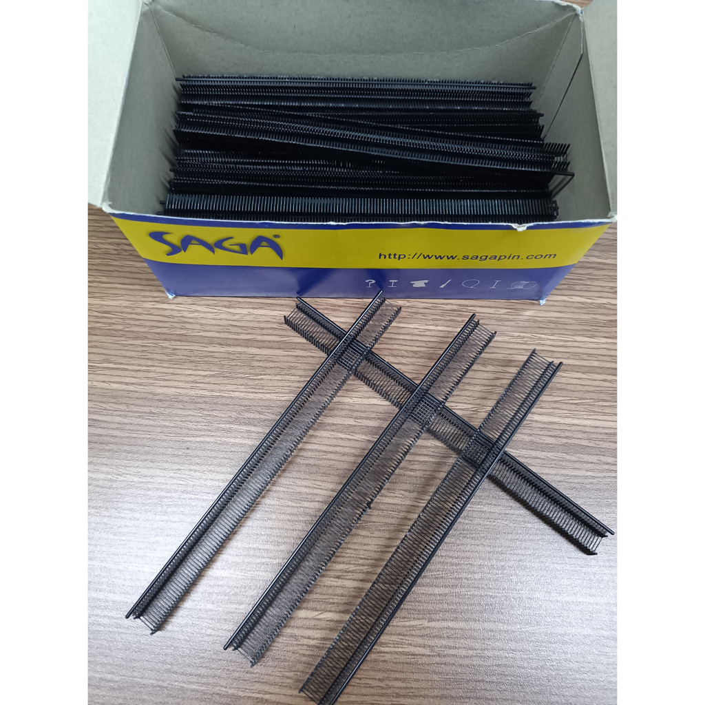 Ti bắn mác nylon hình chữ I , Kích thước từ 5mm - 11mm, có 2 màu đen, transparent